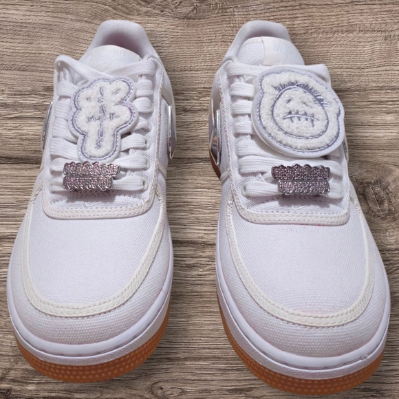 DS Travis Scott x Nike Air Force 1 Low - Size 8.5 - AQ4211-100 - OG All - Picture 3 of 7